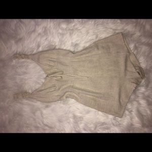 Boho beach romper with ruffles and bow details